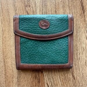Vintage 80’s Dooney & Bourke Pebble Leather Bi Fold Wallet